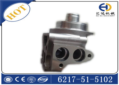 供應小松配件挖掘機配件6217-51-5102機油濾清器座 供應小松配件挖掘機配件6217-51-5102機油濾清器座